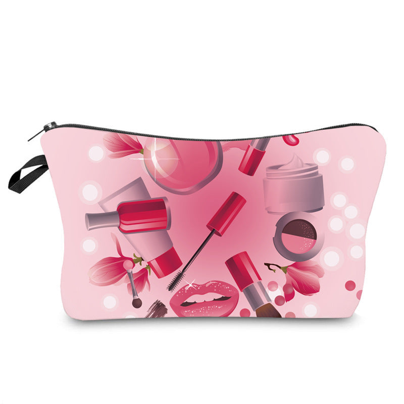 Women's Printed Multipurpose Makeup Organizer Clutch: Your Essential Travel Companion